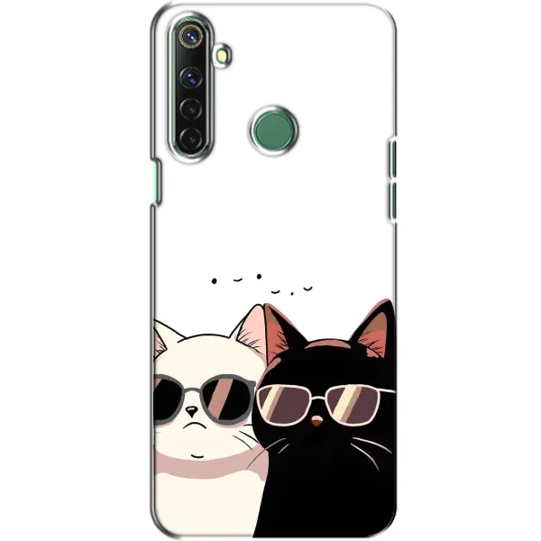 Чехол с принтом «Коты в очках» для Realme 6i