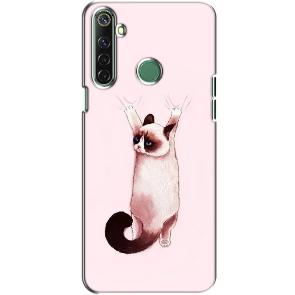 Чехол с принтом «Котик падает» для Realme 6i