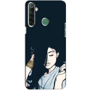 Чохол з друком для Realme 6i - (Мода) (AlphaPrint) (Гарна дівчина)