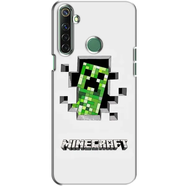 Чехол с принтом «крипер Майнкрафт» для Realme 6i Чехол с принтом «крипер Майнкрафт» для Realme 6i