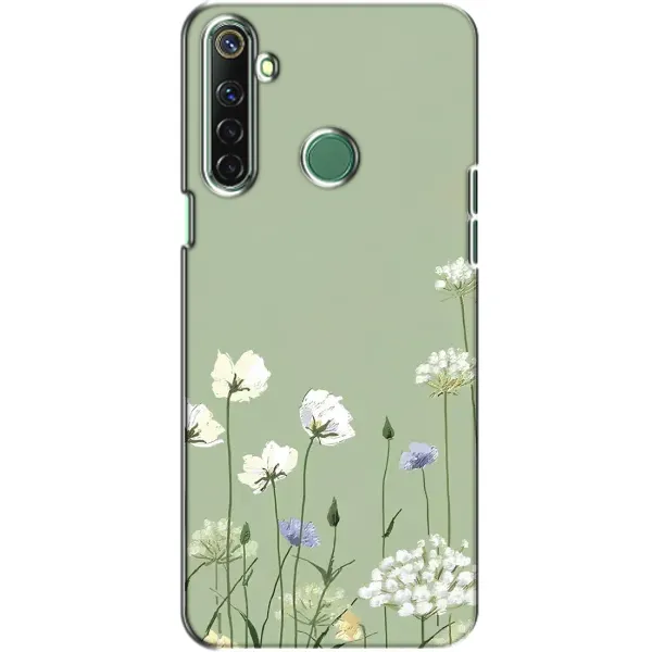 Чохол з принтом «Квіти на зеленому» для Realme 6i