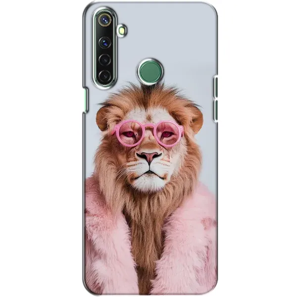 Чехол с принтом «Лев в очках» для Realme 6i Чехол с принтом «Лев в очках» для Realme 6i