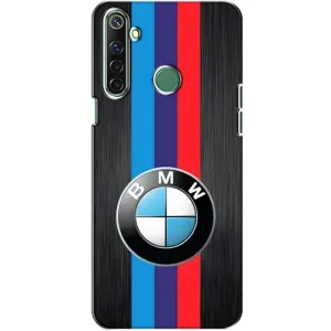 Чехол для Реалми 6i - с принтом БМВ (AlphaPrint) (Лого BMW)