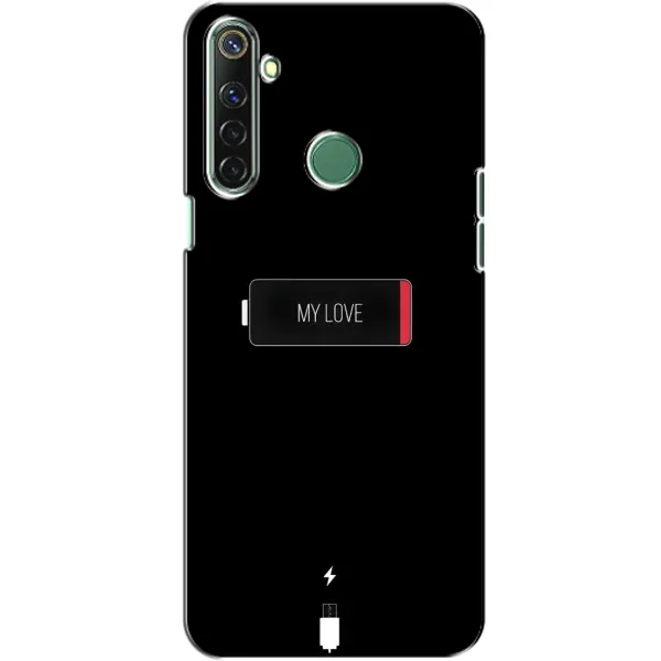 Чехол с принтом «Love battery» для Realme 6i