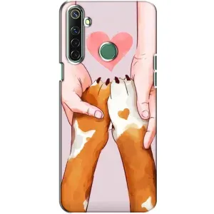 Чехлы с собаками для Realme 6i (VPrint) (Любовь к собакам)