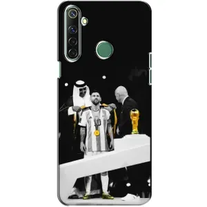 Чехлы для Realme 6i (Leo чемпион) (AlphaPrint) (Месси в накидке)