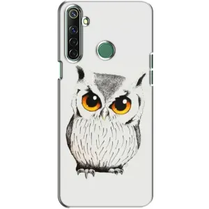 Чехол с птицами на Realme 6i (VPrint) (Милая Сова)