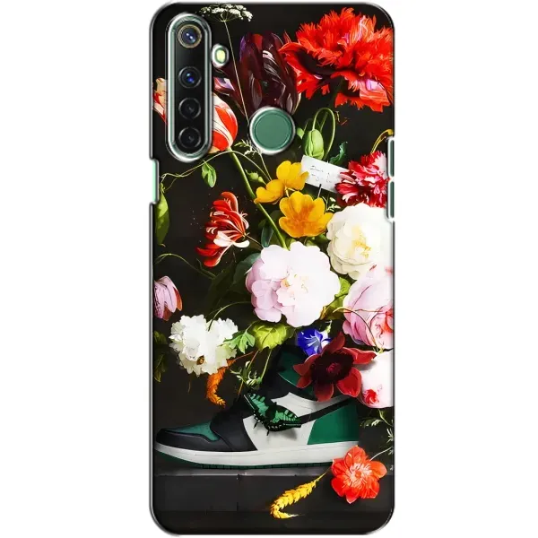 Чехол с принтом «Nike цветы» для Realme 6i