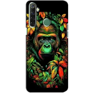 Чехол с Обезьянами Realme 6i - (AlphaPrint) (Обезьяна в тропиках)
