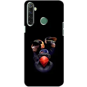 Чехол с Обезьянами Realme 6i - (AlphaPrint) (Три обезьяны)