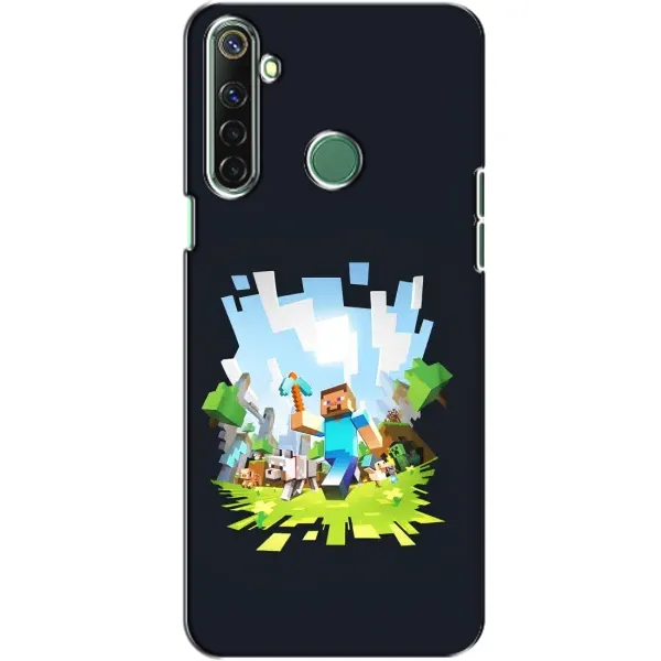 Чехол с принтом «персонажи Minecraft» для Realme 6i Чехол с принтом «персонажи Minecraft» для Realme 6i