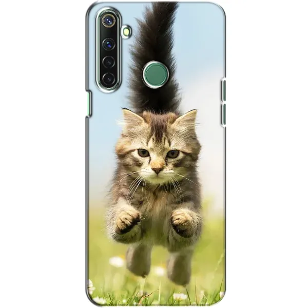 Чехол с принтом «Прыжок кота» для Realme 6i