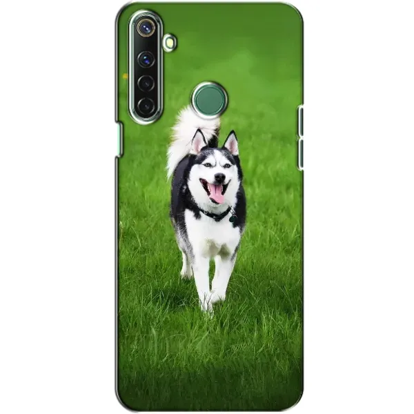 Чехол с принтом «Радостный Хаски» для Realme 6i