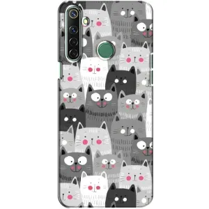 Чехлы с Котиками для Realme 6i (VPrint) (Рисованные котики)