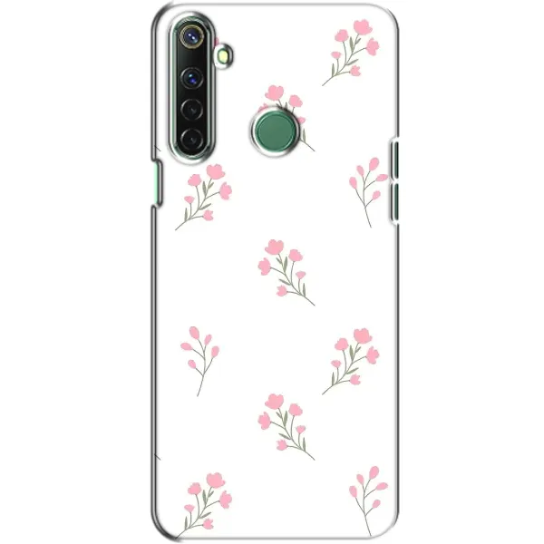 Чохол з принтом «Рожеві квіти» для Realme 6i