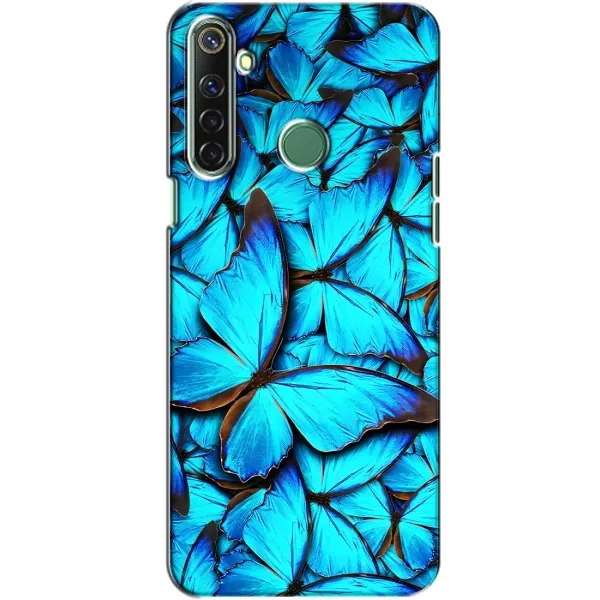 Чехол с принтом «Синие бабочки» для Realme 6i Чехол с принтом «Синие бабочки» для Realme 6i