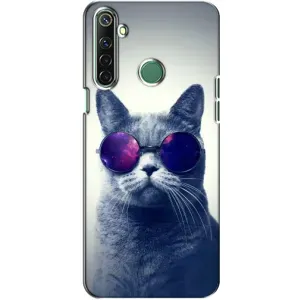 Чехол с принтом для Realme 6i (AlphaPrint) Модные коты (Стильный кот)