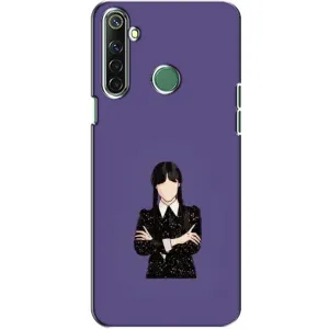Чохли Венсдей на Realme 6i Уенсдей (AlphaPrint) (Венздей у чорному)