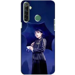 Чохли Венсдей на Realme 6i Уенсдей (AlphaPrint) (Венздей з парасолькою)
