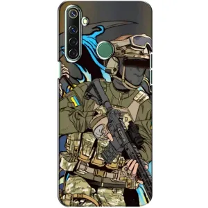 Чехлы с картинкой ЗСУ для Realme 6i (AlphaPrint) (Воїн ЗСУ)