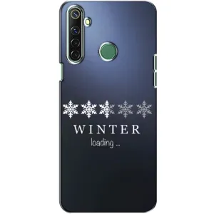 Зимние Чехлы для Реалми 6i - прозрачный фон (Winter loading)