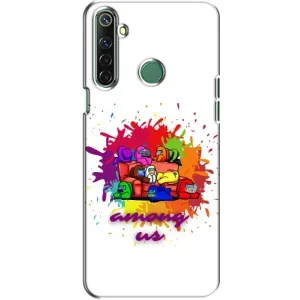 Чехол Амонг Ас для Realme 6i (AlphaPrint) (Яркий АмонгАс)