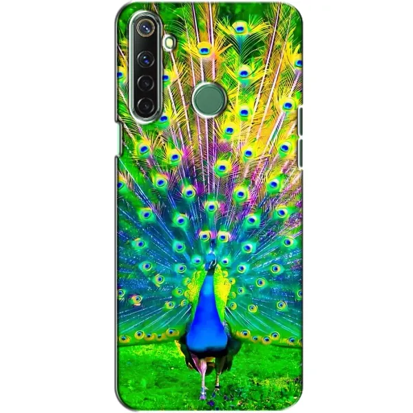 Чехол с принтом «Яркий Павлин» для Realme 6i