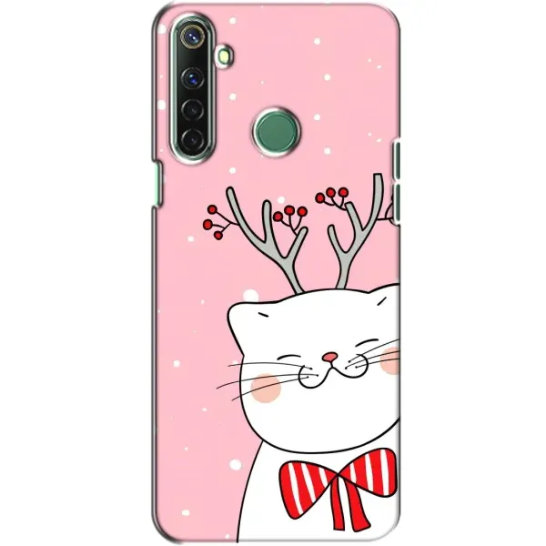 Чохол з принтом «Зимовий кіт» для Realme 6i