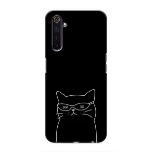 Чохол з малюнком кіт на Realme 6 Pro (Байдужий кіт)