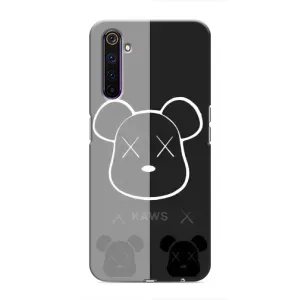 Чохли для Realme 6 Pro - Bearbrick Louis Vuitton (PREMIUMPrint) (БеарБрік очі)