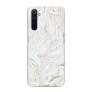 Мраморний чехол на Realme 6 Pro (VPrint) (Білий мрамор)
