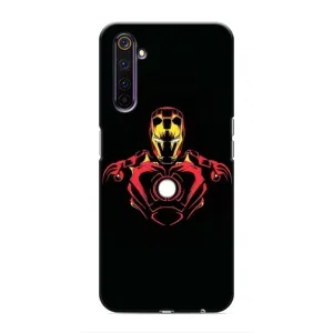 Чохли з героями Марвел Realme 6 Pro (VPrint) (Залізна людина)