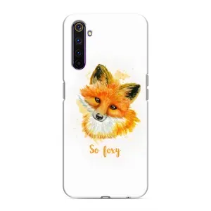 Чохли з картинкою Лисичка для Realme 6 Pro (VPrint) (Дівчинка Лиса)