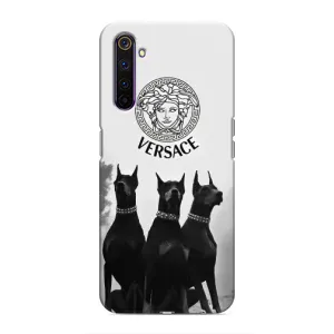 Чохли VERSACE для РєалМі 6 Про (PREMIUMPrint) (Доберман Версаче)