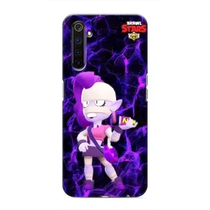 Чехлы Brawl Stars для Realme 6 Pro (AlphaPrint) (Емз Бравл Старс)