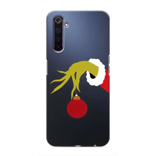 Чохол з принтом «Грінч з іграшкою» для Realme 6 Pro Чохол з принтом «Грінч з іграшкою» для Realme 6 Pro