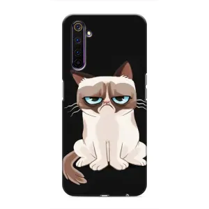 Чохол з принтом для Realme 6 Pro (AlphaPrint) Модні коти (Сумний кіт)