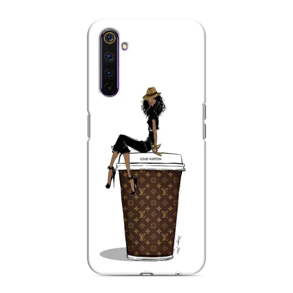 Чехол с принтом «кофе LOUIS VUITTON» для Realme 6 Pro