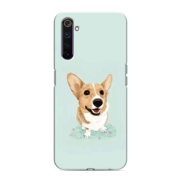 Чехол с принтом «Корги» для Realme 6 Pro