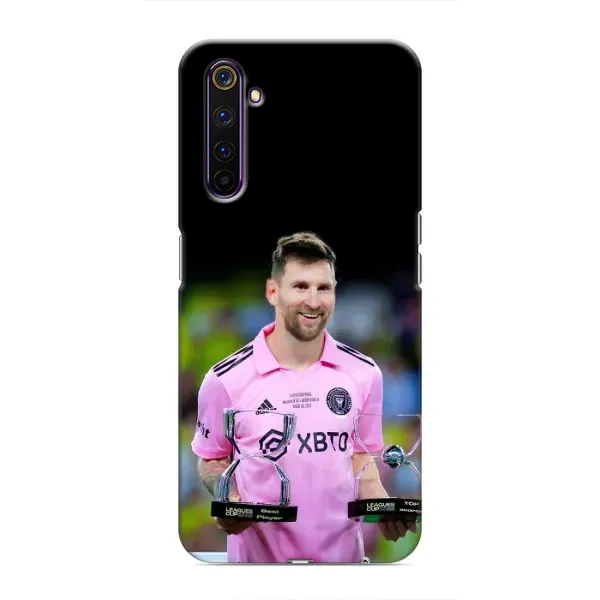 Чехол с принтом «Кубки Месси» для Realme 6 Pro