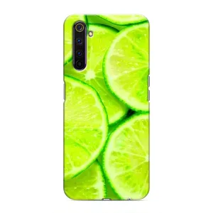 Чохли з фруктами для Realme 6 Pro (VPrint) (Лайм)