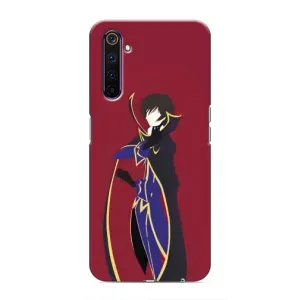 Чохли Персонажі Аніме Наруто для Realme 6 Pro (AlphaPrint) (Лелуш Ламперуж)