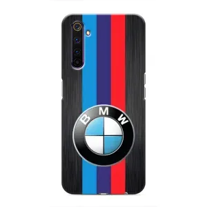 Чохол для РєалМі 6 Про - з принтом БМВ (AlphaPrint) (Лого BMW)