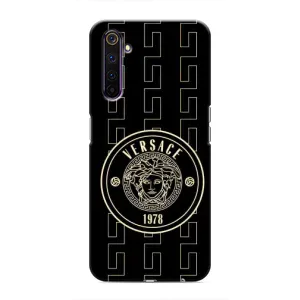 Чохли VERSACE для РєалМі 6 Про (PREMIUMPrint) (Лого Версаче)