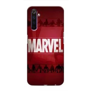 Чохол МАРВЕЛ для РєалМі 6 Про (AlphaPrint) (MARVEL)