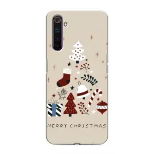 Різдвяні, Святкові Чохли для РєалМі 6 Про (Merry Christmas)
