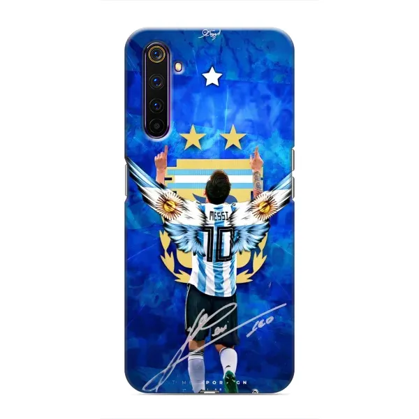 Чехол с принтом «Месси Аргентина» для Realme 6 Pro