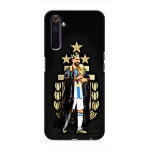 Чохли для Realme 6 Pro (Leo чемпіон) (AlphaPrint) (Мессі Король)