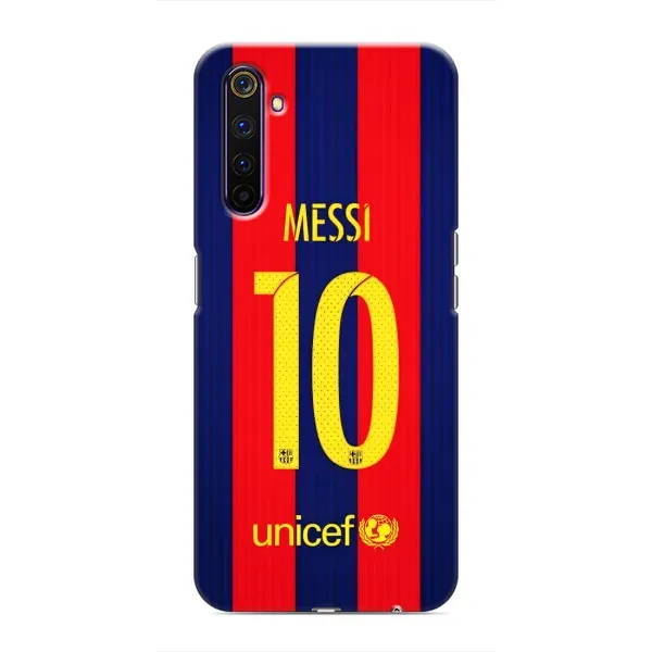 Чехол с принтом «Messi Barca 10» для Realme 6 Pro