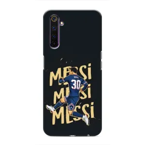 Чохли для Realme 6 Pro (Leo чемпіон) (AlphaPrint) (Messi ПСЖ)